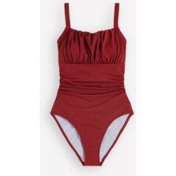 Boden Boden Skiathos Ruched Panel Swimsuit rouge FR 42 Regular (EU 40 R)