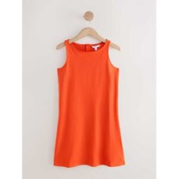 Next Robe Jersey Shift orange FR 50 (EU 48)