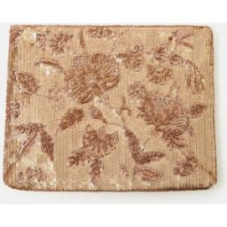 Accessorize Accessorize Embellished Floral Clutch Bag doré Un an