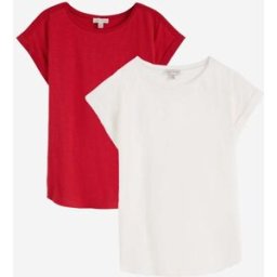 Love & Roses Love & Roses Crew Neck T-Shirt pâle FR 40 (EU 38)