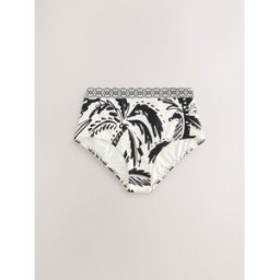 Next Bas Bikini imprimé Noir FR 52 (EU 50)