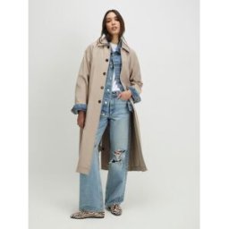 River Island River Island Beleted Trench Coat Brun FR 40 (EU 38)