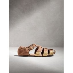 Next N. Premium Chaussures plates de pêcheur en cuir Brun EU 41 (UK 7)