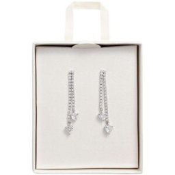 Next Crystal Drop Earrings argenté Un an