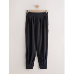 Next Pantalons habillés jambe ballon Noir FR 36 Regular (EU 34 R)