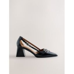 Next Chaussures à talons carrés en deux parties avec boucle Forever Comfort Noir EU 38 (UK 5)