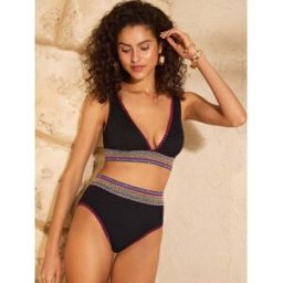Love & Roses Love & Roses Triangle Bikini Top Noir FR 42 (EU 40)