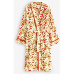 Laura Ashley Laura Ashley Cotton Dobby Woven Robe rouge XL (FR 50-52)
