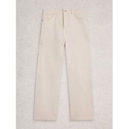 White Stuff White Stuff Tia Cotton Wide Leg Crop Jeans naturel FR 36 Regular (EU 34 R)