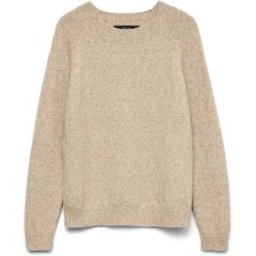 VERO MODA Vero Moda Pull en maille dos doux au toucher doux Vero Moda naturel FR 36 (EU 34)