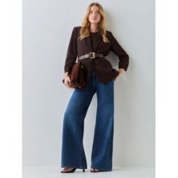 Levi's Levi's 318 Shaping Mid Rise Wide Leg Jeans bleu W32 x L30