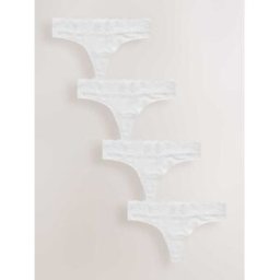 Next Lot de 4 culottes en coton et dentelle pâle FR 42 (EU 40)
