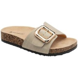 Dunlop Single Buckle Footbed Sandals Gris EU 41 (UK 7)