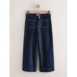 Next Jean Raccourci à poches plaquées et Ample bleu FR 46 Petite (EU 44 P)