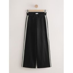 Next Pantalon large en denim de jersey Noir FR 44 Long (EU 42 L)
