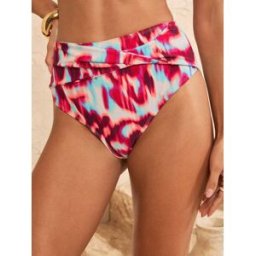 Love & Roses Love & Roses High Waisted Tummy Control Bikini Bottoms Rose FR 42 (EU 40)