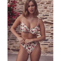 B by Ted Baker Haut de bikini plongeant à armatures B by Ted Baker crème 100 C