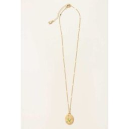 Fat Face FatFace Birth Flower Necklace doré Un an