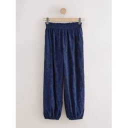Next Broderie Pantalons bouffant brodé bleu FR 46 XL Tall (EU 44 XL Tall)