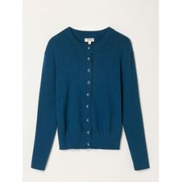 Fat Face FatFace Knitted Button Front Cardigan bleu FR 46 (EU 44)
