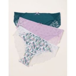 Fat Face FatFace 3 Pack of Brazillian Knickers violet FR 44 (EU 42)