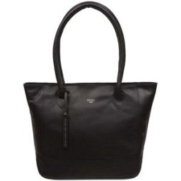 Cultured London Cultured London Sabine Leather Tote Bag Noir Un an