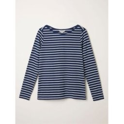 Fat Face FatFace Breton Stripe Top bleu FR 40 (EU 38)