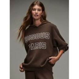 Next Sweat-shirt à capuche compact et confortable à Manches longues Brun XXL (FR 50-52)