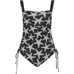 Yours Curve Yours Curve Frilled Strap Swimsuit Noir FR 48 (EU 46)