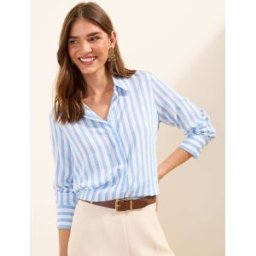 Friends Like These Chemise en popeline « Friends Like These » bleu FR 46 (EU 44)