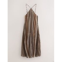 Next Robe longue à dos nu Imprimé animal FR 46 Tall (EU 42 T)