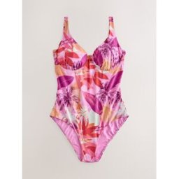 Next Maillot de bain gainant à armatures DD+ orange 32 F
