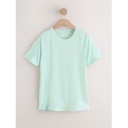 Next T-shirt à manches courtes et col rond actif vert S (FR 38-40)