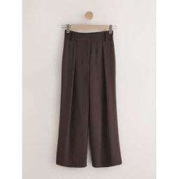 Next Pantalon ample à dos élastique Brun FR 36 Petite (EU 34 P)