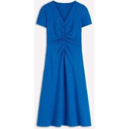 Boden Boden Una Ruched Front Ponte Dress bleu FR 38 Regular (EU 36)