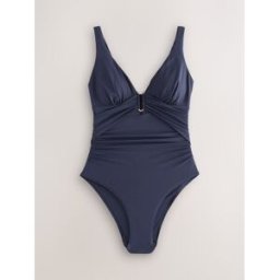 Next Maillot de bain plongeant Utrim gainant le ventre bleu FR 48 (EU 46)