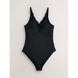Next Soutien total, confort ultime, body gainant Très doux pour poitrine généreuse Noir 105 C