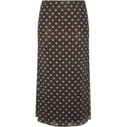 Yours Curve Yours Curve London Mesh Skirt Brun FR 46 (EU 44)