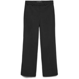 VERO MODA VERO MODA Tailored Stretch Straight Leg Trousers Noir FR 38 (EU 36)