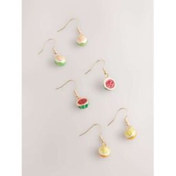 Next Fruit Drop Earrings 3 Pack orange Un an