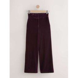 Next Pantalons Amples en velours avec dos élastique rouge FR 42 Regular (EU 40 R)