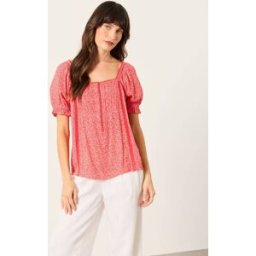 Fat Face FatFace Blouse rouge FR 46 Regular (EU 44 R)