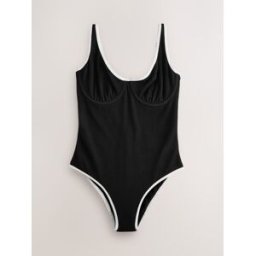 Next Maillot de bain gainant à armatures DD+ Noir 95 G