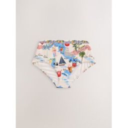 Next Bas Bikini imprimé crème FR 44 (EU 42)