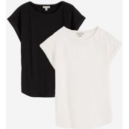 Love & Roses Love & Roses Crew Neck T-Shirt Noir FR 52 (EU 50)