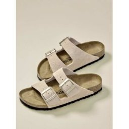 Birkenstock Birkenstock Arizona Suede Sandals crème EU 38 (UK 5)