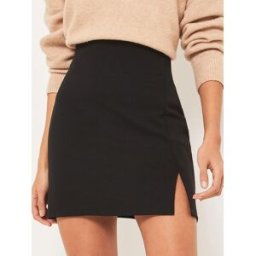 Lipsy Lipsy mini-jupe fendue sur les côtés Noir FR 44 (EU 42)