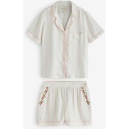 Laura Ashley Laura Ashley Romilly Embroidered Short Pyjama Set pâle FR 38 (EU 36)