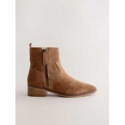 Next Forever Comfort Side Zip Ankle Boots Brun EU 42 (UK 8)