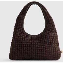 River Island River Island Suedette Scrunch Slouch Shoulder Bag Brun Un an